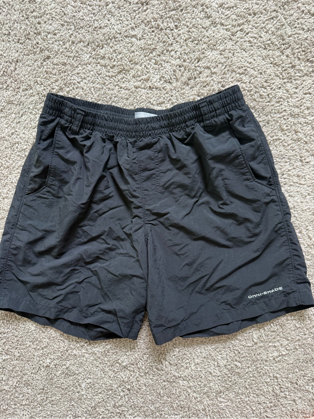 Columbia Black Omni-Shade Kids' Shorts